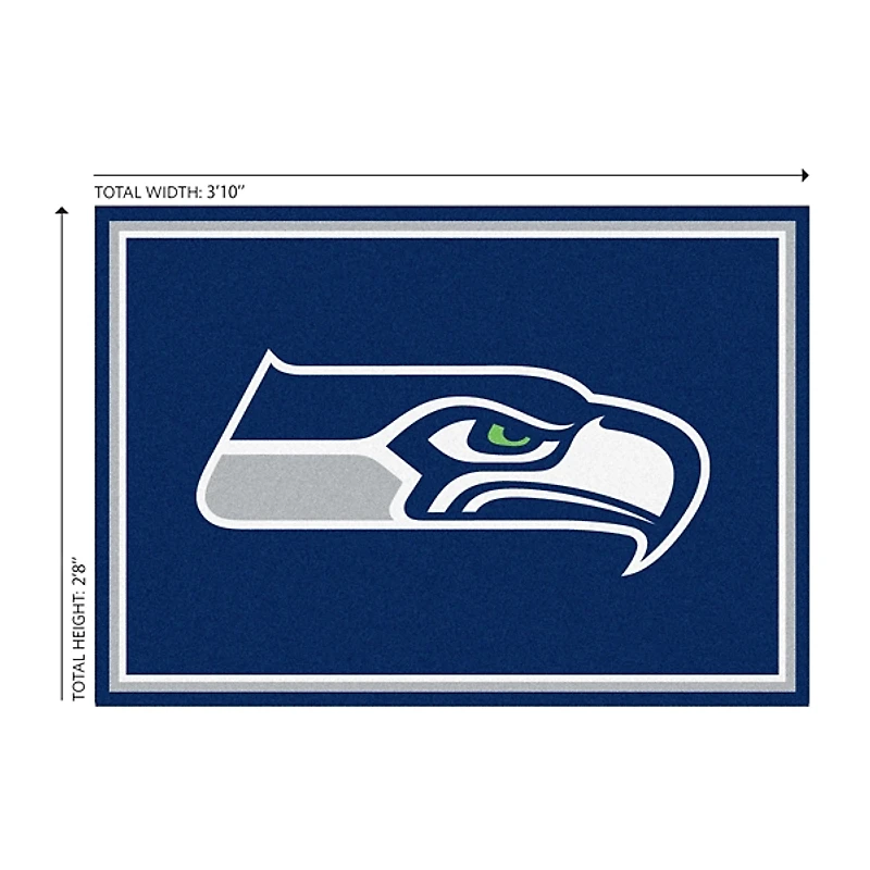 Seattle Seahawks Area Rug, 3x4