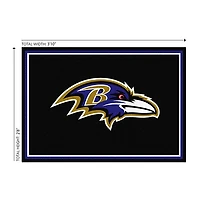 Baltimore Ravens Area Rug, 3x4