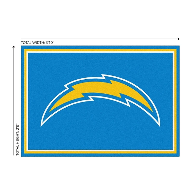 Los Angeles Chargers Area Rug, 3x4