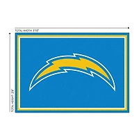 Los Angeles Chargers Area Rug, 3x4
