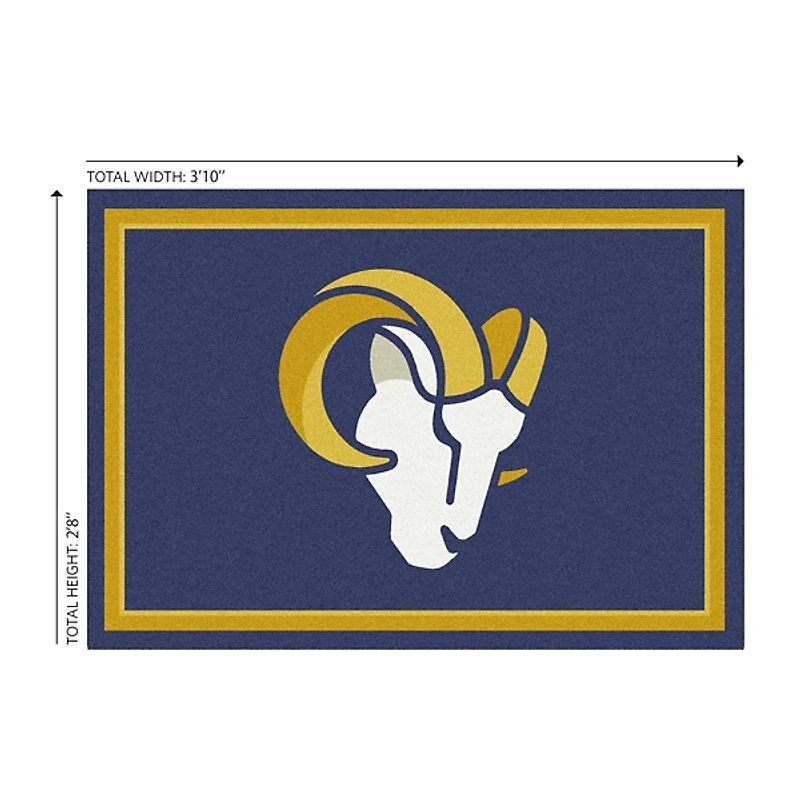 Los Angeles Rams Area Rug, 3x4