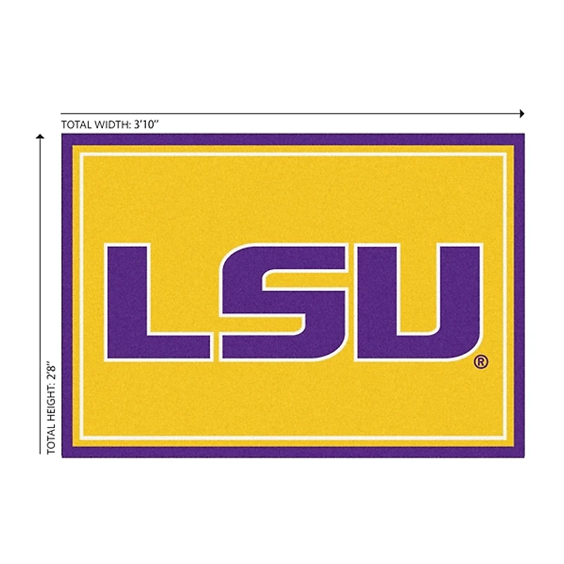 Louisiana State University Area Rug, 3x4