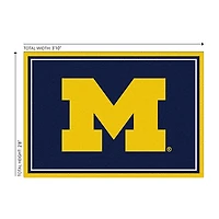 University of Michigan Area Rug, 3x4