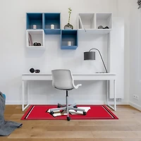 University of Wisconsin Area Rug, 3x4