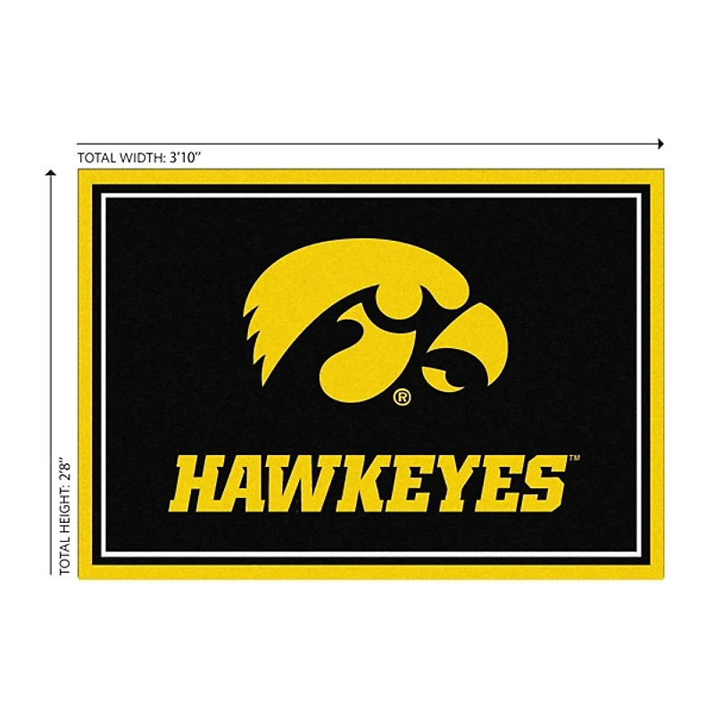 University of Iowa Area Rug, 3x4