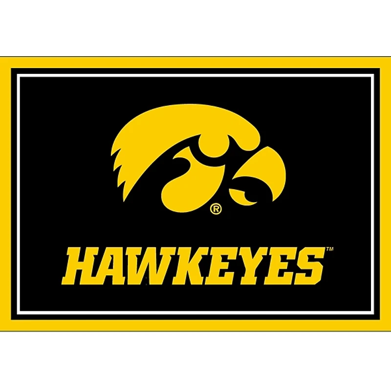 University of Iowa Area Rug, 3x4