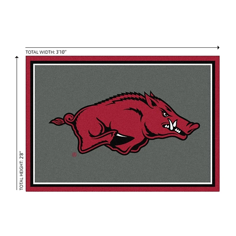 University of Arkansas Area Rug, 3x4