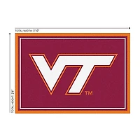 Virginia Tech Area Rug, 3x4
