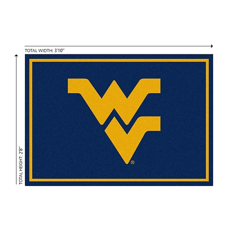 West Virginia University Area Rug, 3x4