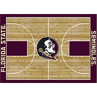 Florida State University Courtside Area Rug, 4x6