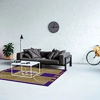 Louisiana State University Courtside Area Rug, 4x6