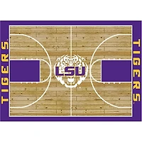 Louisiana State University Courtside Area Rug, 4x6