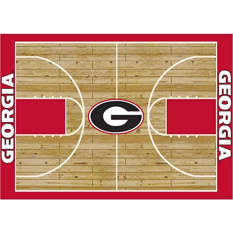 University of Georgia Courtside Area Rug, 4x6