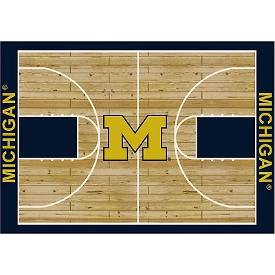 University of Michigan Courtside Area Rug, 4x6