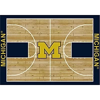 University of Michigan Courtside Area Rug, 4x6