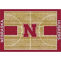 University of Nebraska Courtside Area Rug, 4x6