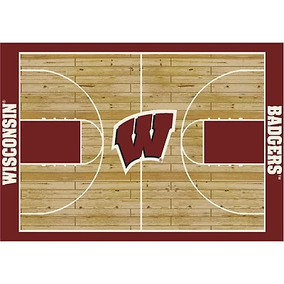 University of Wisconsin Courtside Area Rug, 4x6