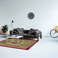 Ohio State Courtside Area Rug, 4x6