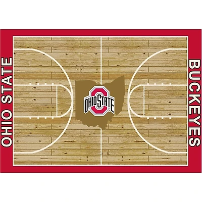 Ohio State Courtside Area Rug, 4x6