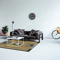 Michigan State Courtside Area Rug, 4x6