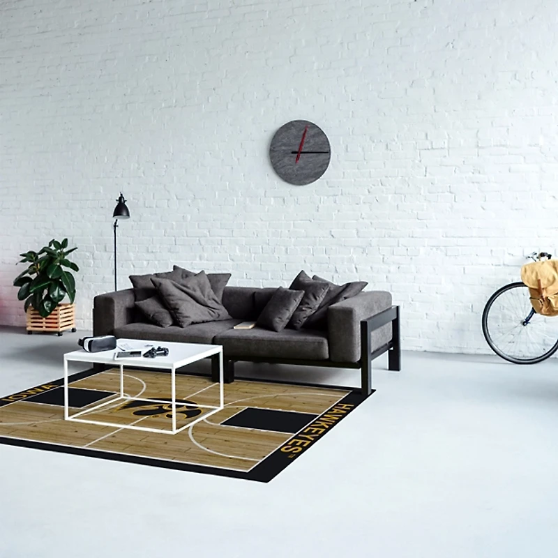 University of Iowa Courtside Area Rug, 4x6