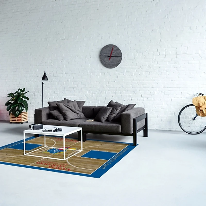 University of Kansas Courtside Area Rug, 4x6