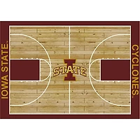 Iowa State University Courtside Area Rug, 4x6