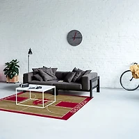 Indiana University Courtside Area Rug, 4x6