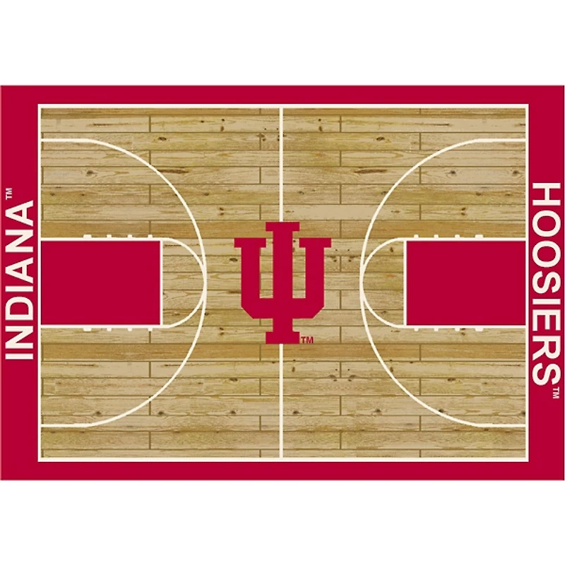 Indiana University Courtside Area Rug, 4x6