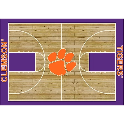 Clemson University Courtside Area Rug, 4x6