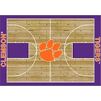 Clemson University Courtside Area Rug, 4x6