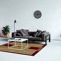 Virginia Tech Courtside Area Rug, 4x6