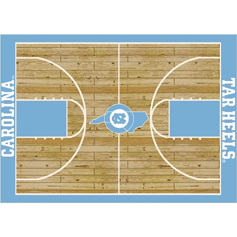 University of North Carolina Courtside Rug, 4x6
