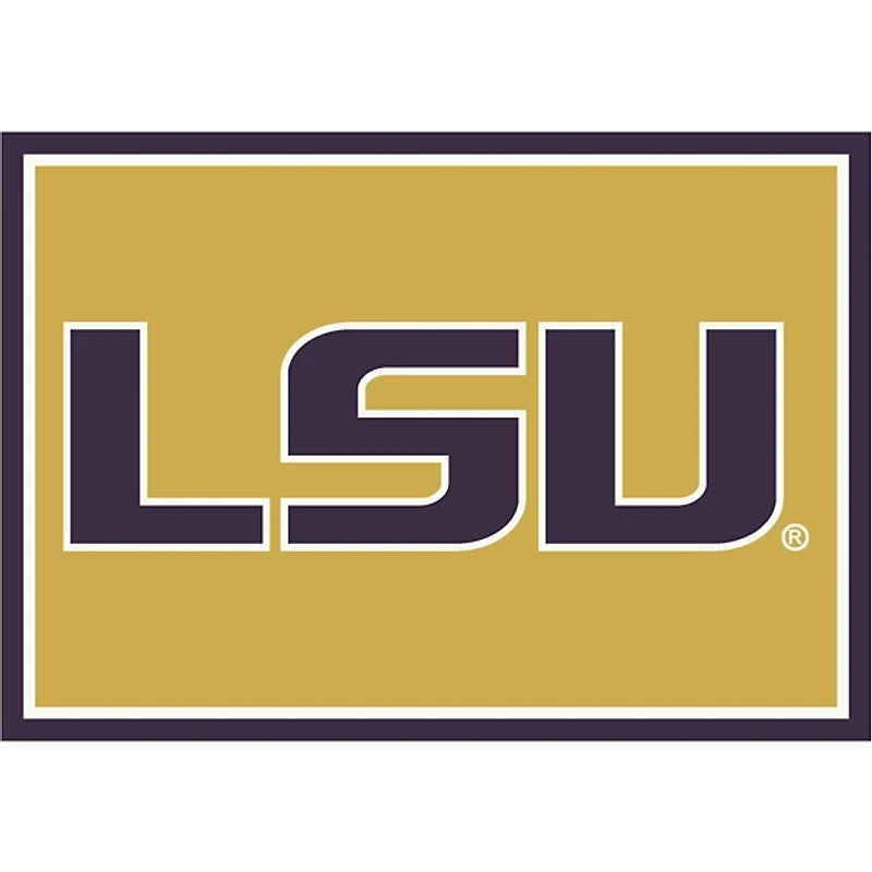 Louisiana State University Area Rug, 4x6