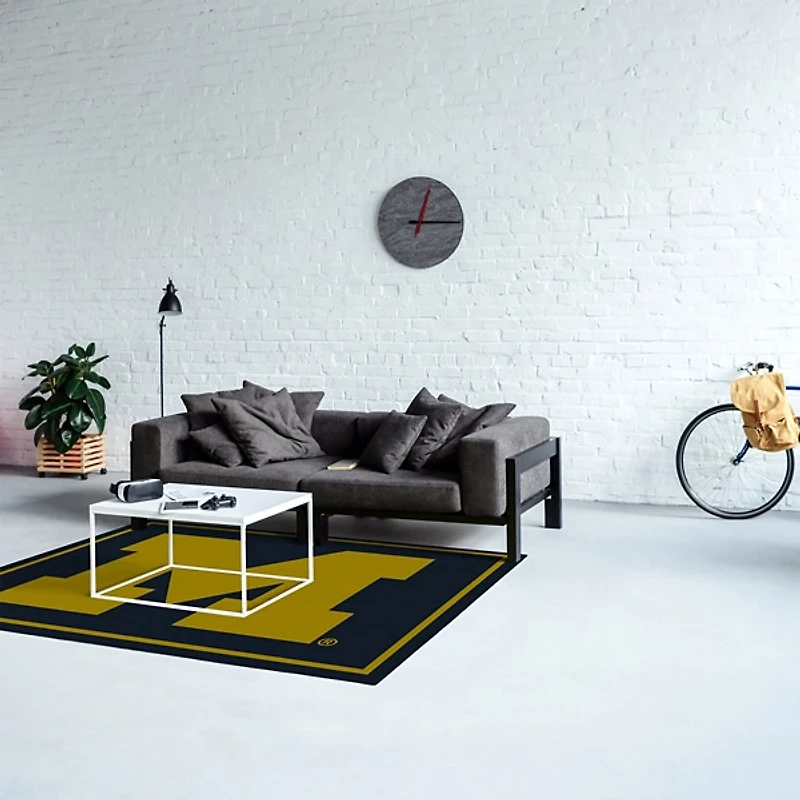 University of Michigan Area Rug, 4x6