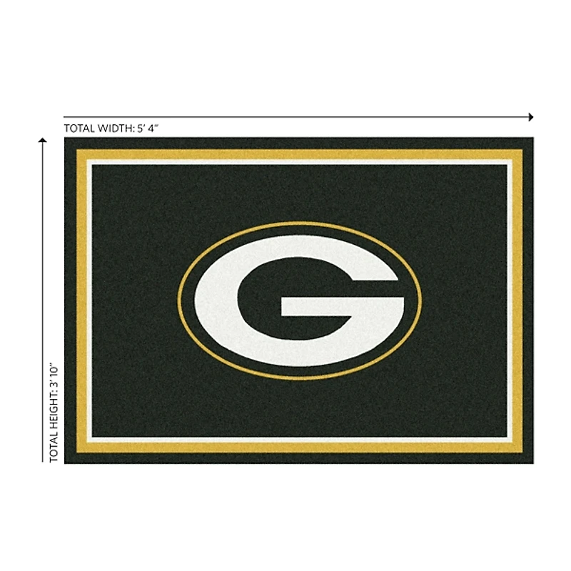 Greenbay Packers Area Rug, 4x6