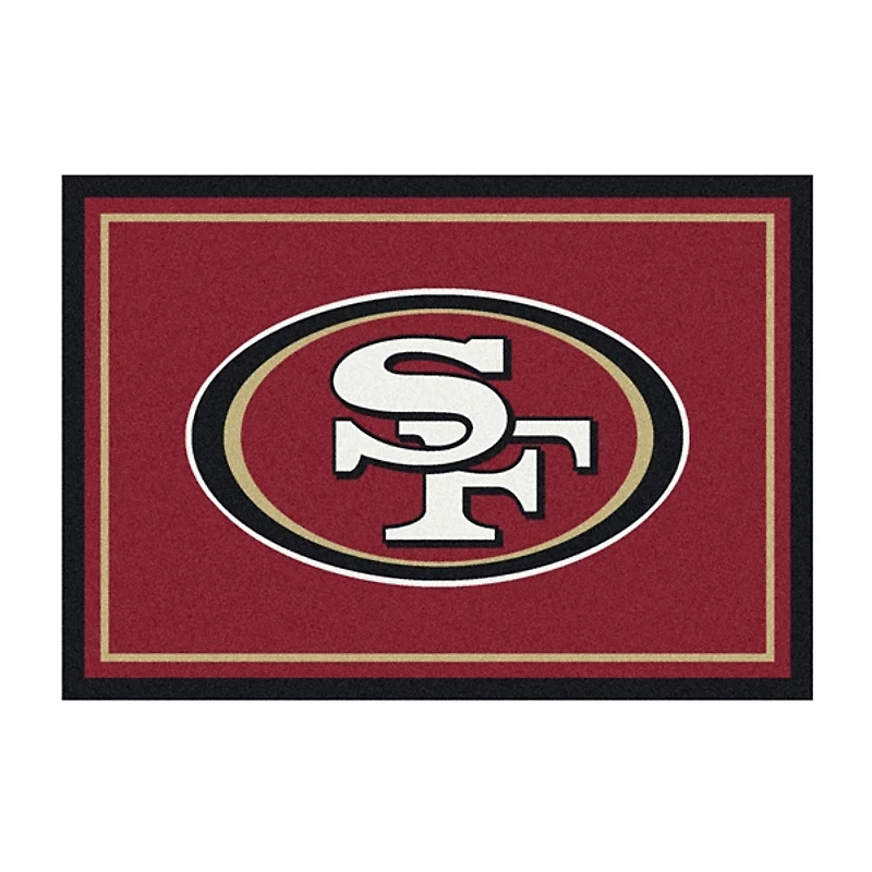 San Francisco 49ers Area Rug, 4x6