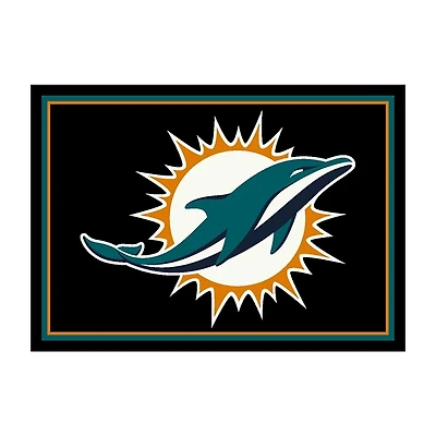 Miami Dolphins Area Rug, 4x6