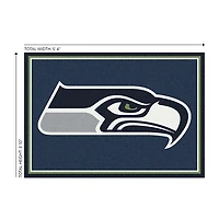 Seattle Seahawks Area Rug, 4x6