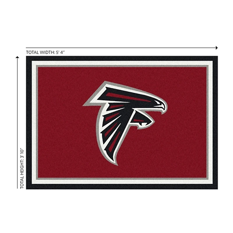 Atlanta Falcons Area Rug, 4x6