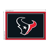 Houston Texas Area Rug, 4x6