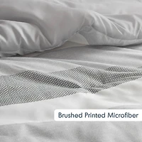 Blake Gray Stripe 3-pc. Full/Queen Comforter Set