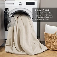 Cream Chambray 2-pc. Twin/Twin XL Comforter Set