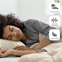 Cream Chambray 3-pc. King Comforter Set