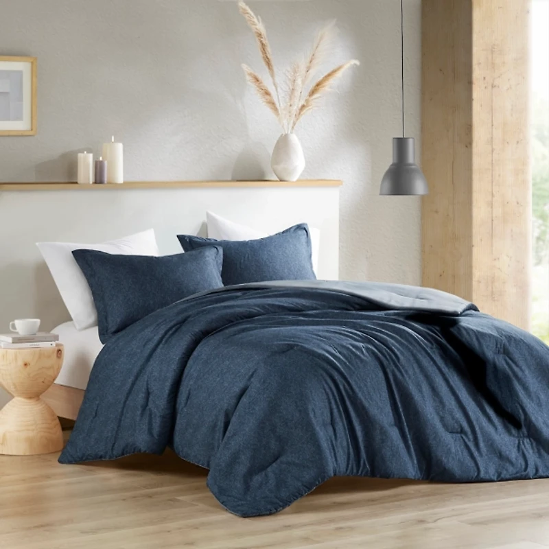 Navy Chambray 2-pc. Twin/Twin XL Comforter Set