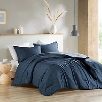 Navy Chambray 2-pc. Twin/Twin XL Comforter Set