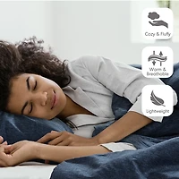 Navy Chambray 3-pc. Full/Queen Comforter Set