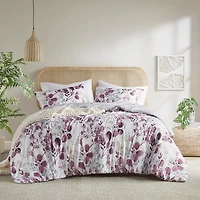 Purple Botanical 2-pc. Twin/Twin XL Comforter Set