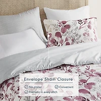 Purple Botanical 2-pc. Twin/Twin XL Comforter Set