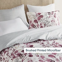 Purple Botanical 3-pc. Full/Queen Comforter Set